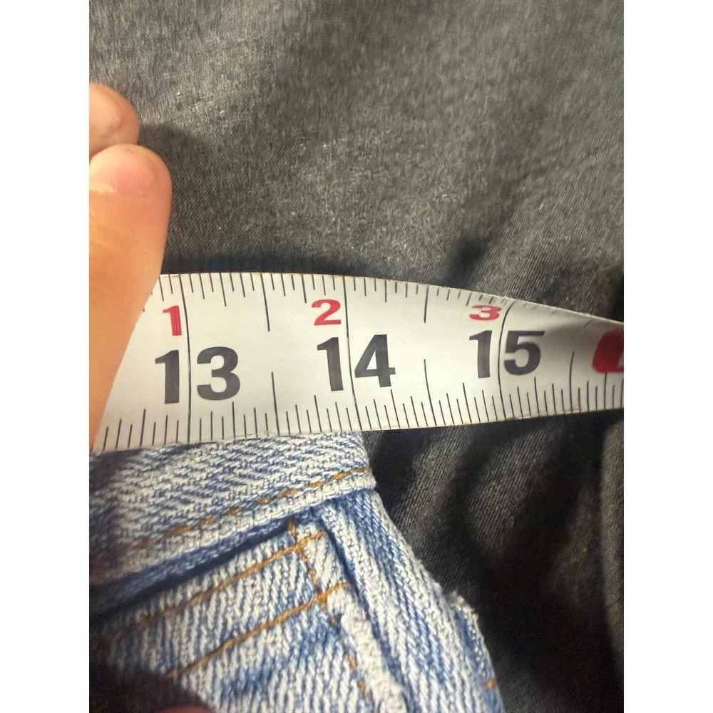 Vintage 1990 Levi's 501 Made in USA Light Wash Button Fly Straight Jeans 28x29